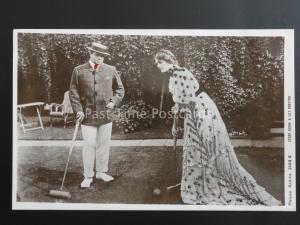 Actor Oscar Asche & Lilly Brayton play CROQUET on the Lawn - Old Glittered RP PC