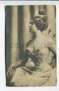428903 Lina CAVALIERI Italian OPERA Singer BELLE Vintage PHOTO