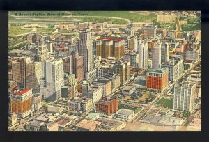 Houston, Texas/TX Postcard, Skyline View Of Downtown Houston