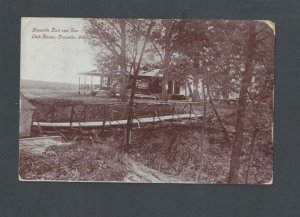 1909 Real Photo Post Card Danville IL The Danville Rod & Gun Club House
