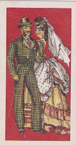 Brooke Bond Vintage Trade Card British Costume 1967 No 36 Day Clothes Circa 1872