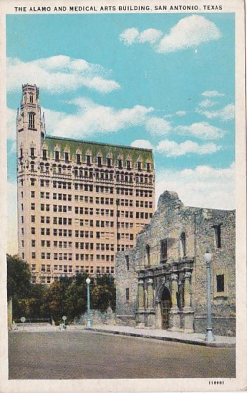 Texas San Antonio The Alamo and Medical Arts Building