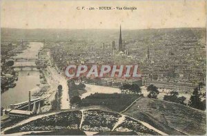 Old Postcard Rouen General view