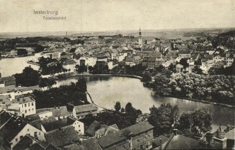 russia germany, INSTERBURG CHERNYAKHOVSK, General View (1915) East Prussia