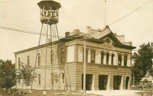 NE, Madison, Nebraska, City Hall, RPPC