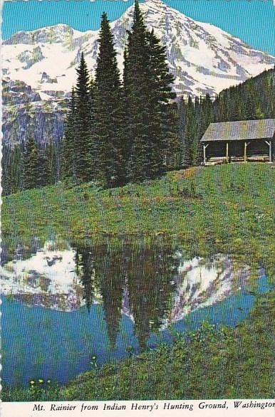 Mount Rainier From Indian Henry's Hunting Ground Mount Rainier Washington 1975