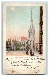 1903 Grace Church Broadway New York NY Detroit Photographic Co. PMC Postcard