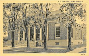 Napoleon Ohio 1950s Postcard US Post Office