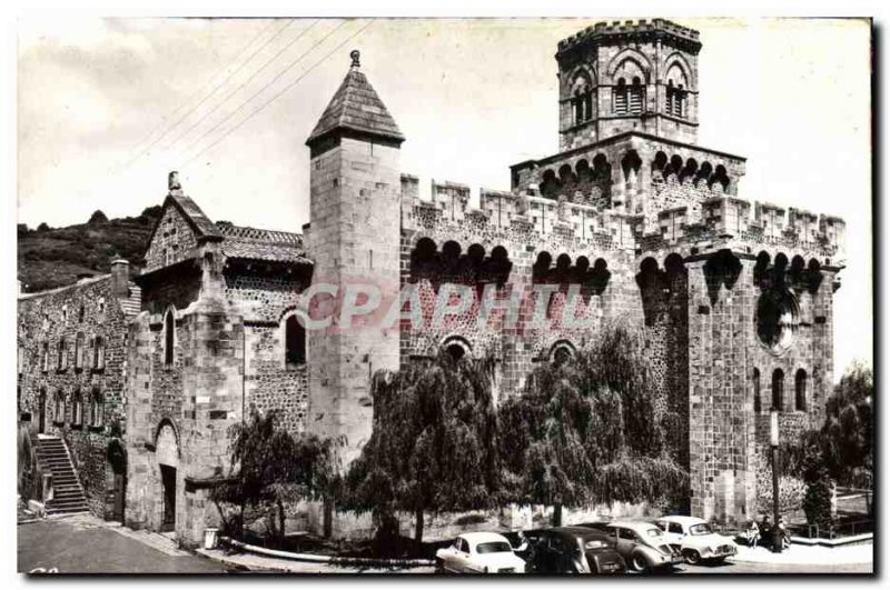 Modern Postcard Royat fortified church St Leger