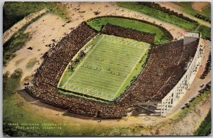 Texas Christian University Stadium Forth Worth Texas Gigantic Anthelic Postcard