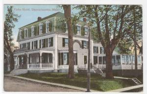 Fiske Hotel Damariscotta Maine 1910c postcard