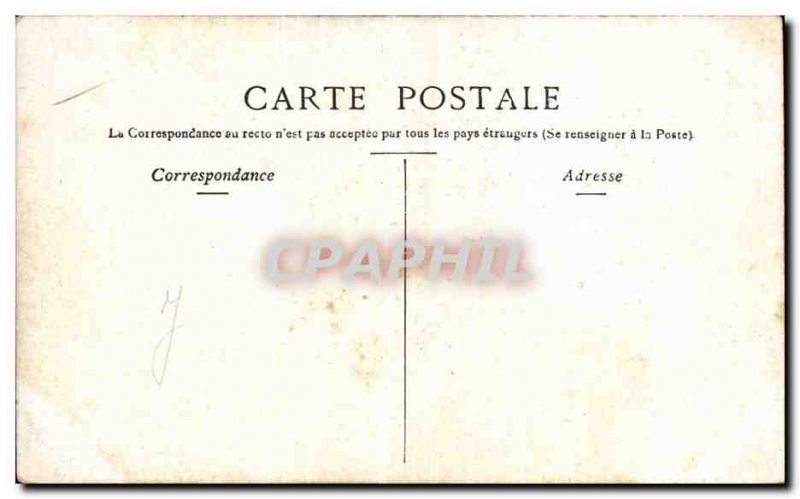 Old Postcard Paris Fountain Saint Michel