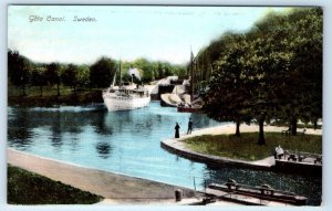 Göta Canal SWEDEN Postcard
