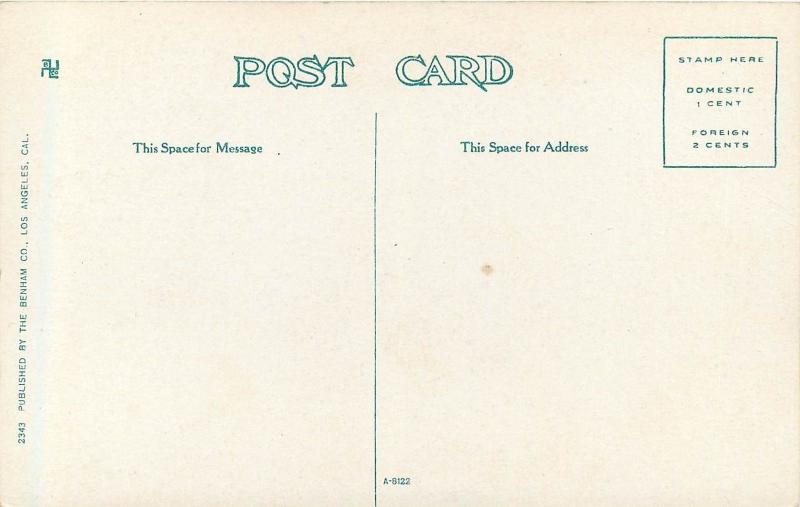 c1910 Printed Postcard; Odd Fellows Hall, Visalia CA Tulare County Unposted