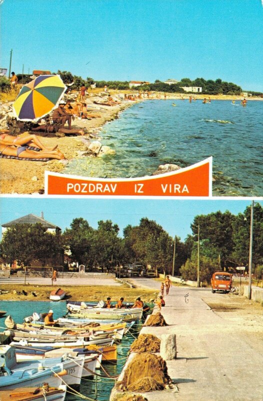 Croatia Pozdrav IZ Vira Vintage Postcard 07.39