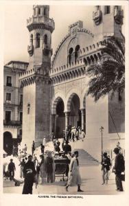 uk33465 algiers the frenoh cathedral real photo alger algeria