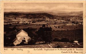 CPA VEZELAY - La Cordelle Emplacement ou St-BERNARD précha la deuxieme (656943)