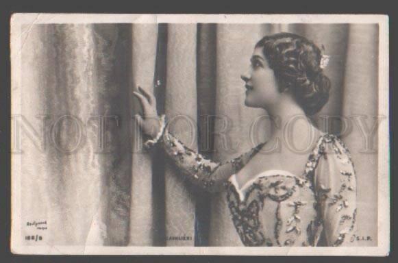 098960 Lina CAVALIERI Famous Italian OPERA Star vintage PHOTO