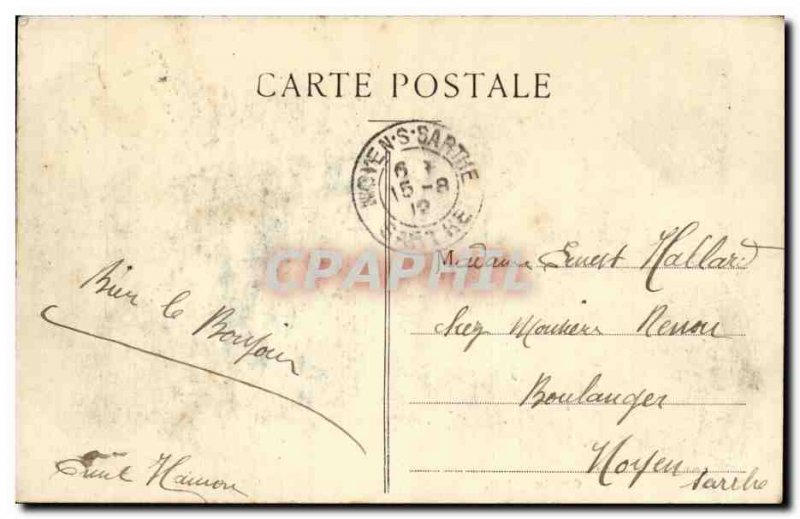 Grenoble Old Postcard Snow Effect at the docks