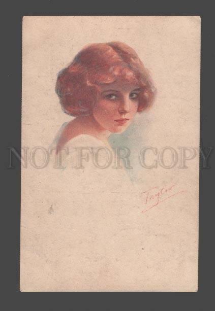 093563 Portrait of Lovely Young Girl by TAYLOR Vintage NPG PC