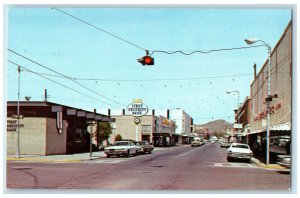 c1960's Confluence of Snake and Weiser Rivers Business District ID Postcard