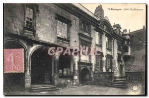 Old Postcard Bourges Hotel Lallement