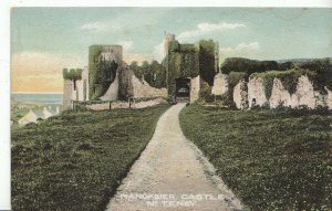 Wales Postcard - Manorbier Castle - Near Tenby - Pembrokeshire  ZZ2617