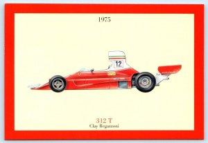 CLAY REGAZZONI Race Car Driver FERRARI 1975 ~ Advertising 4x6 Modern Postcard