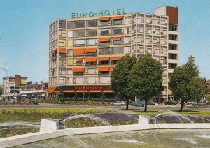 Euro Hotel Leeuwarden Holland 1980s Postcard