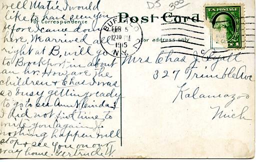 NY - Buffalo.  Lafayette Square, by moonlight