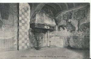 Switzerland Postcard - Chillon - Chambre Du Duc De Savoie Au XIVe - Ref 13625A