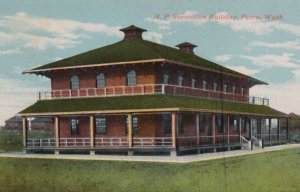N.P Recreational Building Pasco Washington USA Old Postcard