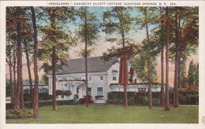 New York Saratoga Springs Inniscara Chauncey Olcott Cottage Curteich