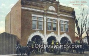 Central Fire StationWaterloo, IA, USA Postcard, Post Card