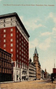 Hamilton Ontario The Royal Connaught Hotel King Street East Unused Postcard H62