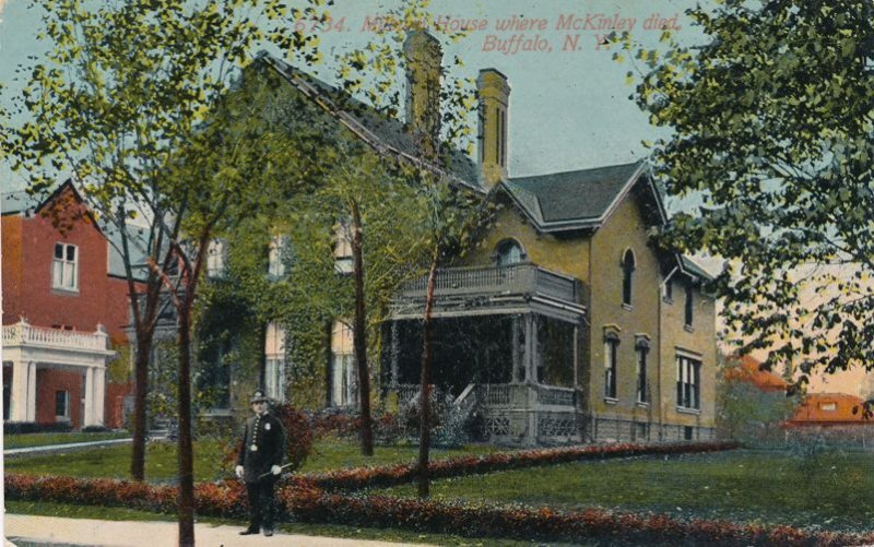 Milburn Home in Buffalo NY, New York where President McKinley Died - DB