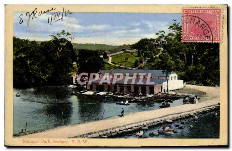 Old Postcard Postcards National Park Sydney NSW Australia