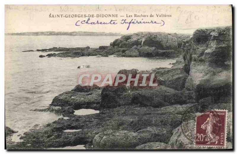 Old Postcard Beach St. George Dionne Les Rochers Vallieres