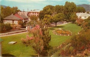 Lava Hot Springs Idaho Flower Gardens Foundation 1958 Seaich Postcard 21-5922