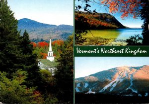 Vermont Northeast Multi View With Burke Congregational Church Burke Mountain ...