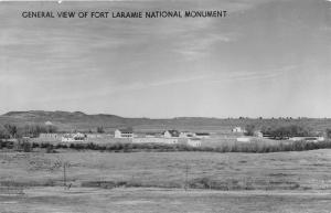 Fort Laramie Wyoming~General View Showing Baracks (?)~1950s RPPC