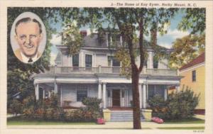 North Carolina Rocky Mount Home Of Kay Kyser Curteich
