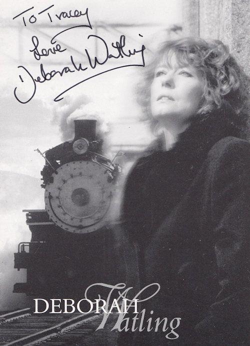 Deborah Watling Hand Signed Photo