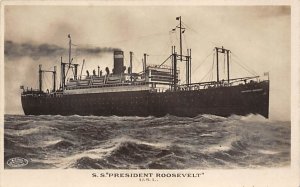 SS President Roosevelt United States Line Unused 