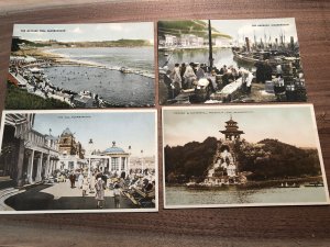 VTG Scarborough Hampers Aberdeen Walk Naval Ad Harbour Bathing Spa Postcard Lot