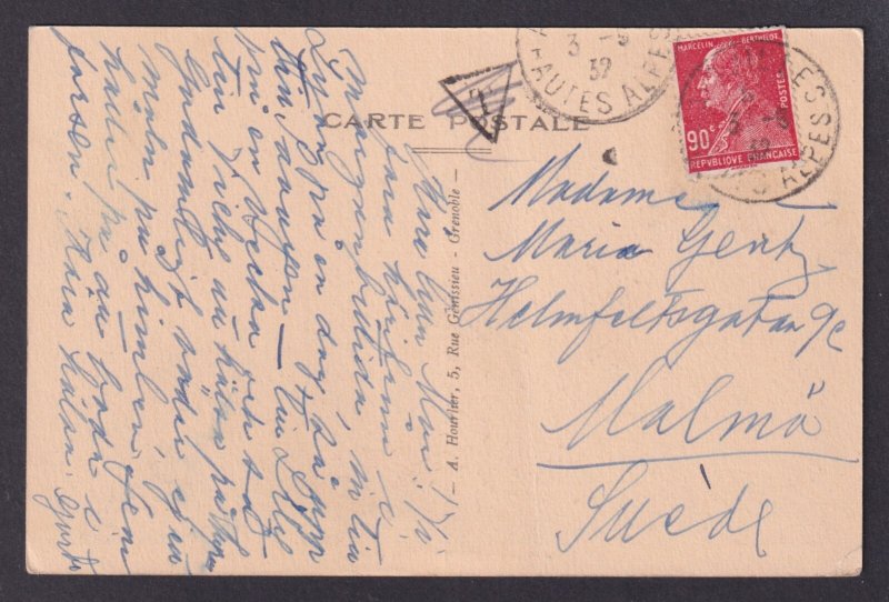 FRANCE, Vintage postcard, La Monta, General view