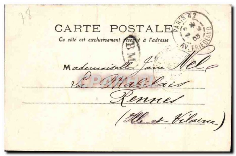 Postcard Old Saint Germain En Laye Le Chateau