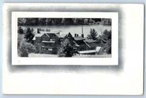 c1910's Houses And Lake Scene Bucklin Kansas KS Posted Antique Postcard