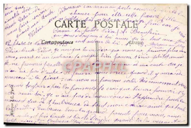 Postcard Fancy Old Man