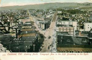 CA, Oakland, California, City View, Postmark 1910, Paul Koeber No. 4195